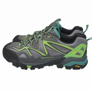 MERRELL Vibram Sz 9.5 Gray Hiking Adventure J65014